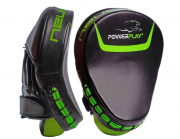 PowerPlay 8764 Лапы боксерские PowerPlay 3041 Черно-Зеленые PU пара фото